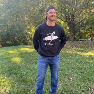 Skateboarding skeleton